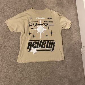 Cream graphic tee